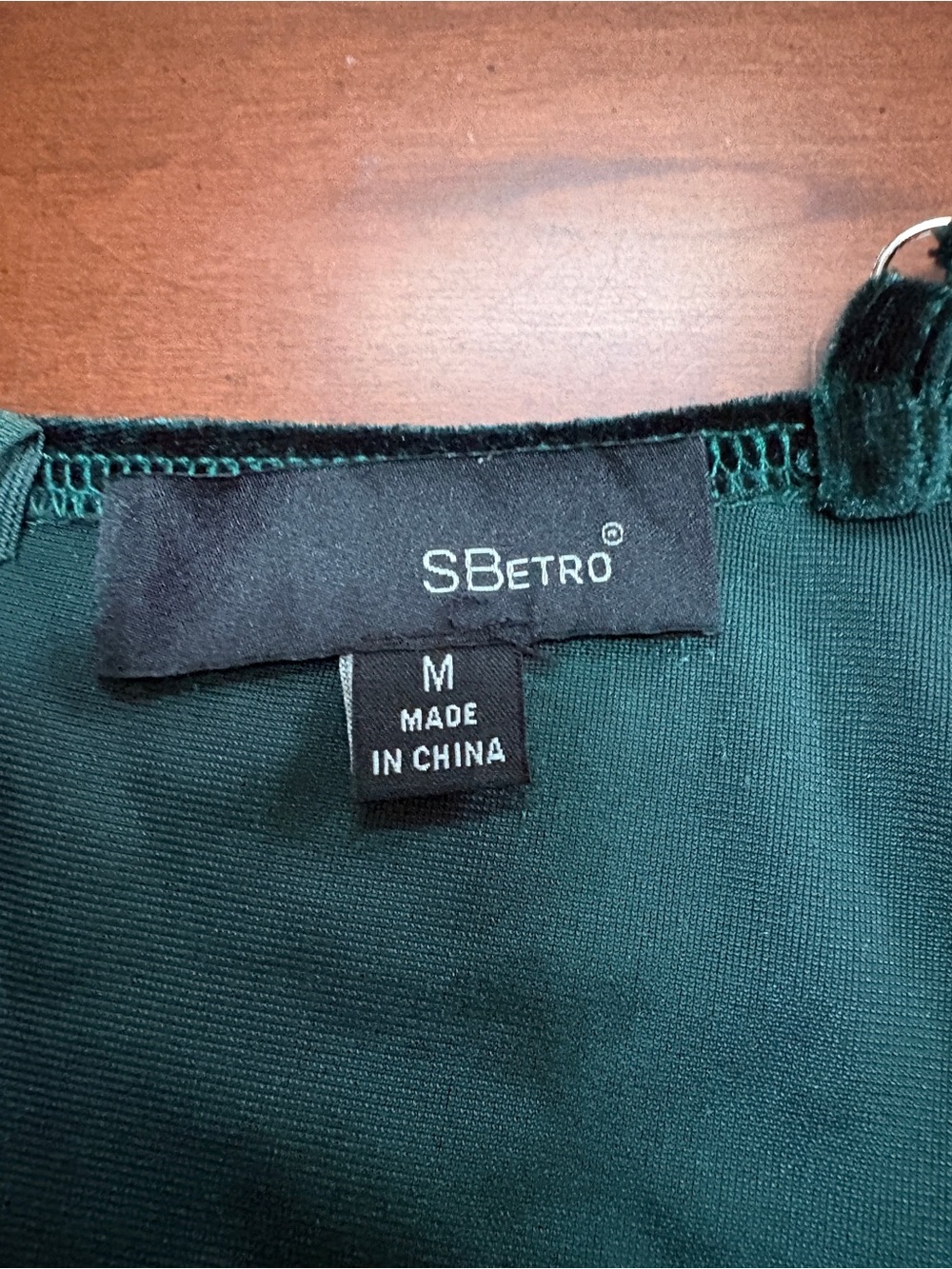 SBetro Emerald Velvet Cowl Neck Maxi Dress ladies medium - Picture 8 of 10